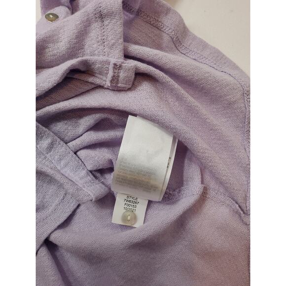 LUCKY BRAND NWT. LILAC COLOR COTTON/MODAL TOP SIZE XS - Picture 8 of 13
